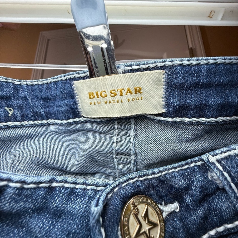 Big Star New Hazel Boot Women's Blue Jeans Wore One Time - Picture 4 of 7